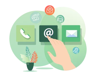 Contact methods graphic